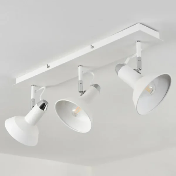 hofstein Plafonnier Vouzy Blanc, 3 lumières* Lampes Modernes