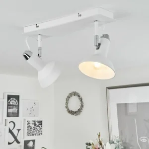 hofstein Plafonnier Vouzy Blanc, 2 lumières* Lampes Modernes