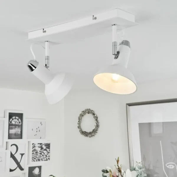 hofstein Plafonnier Vouzy Blanc, 2 lumières* Lampes Modernes