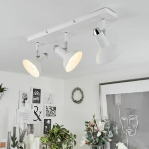 hofstein Plafonnier Vouzy Blanc, 3 lumières* Lampes Modernes