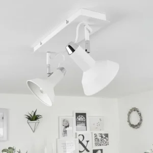 hofstein Plafonnier Vouzy Blanc, 2 lumières* Lampes Modernes