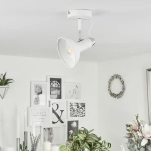 hofstein Plafonnier Vouzy Blanc, 1 lumière* Lampes Modernes