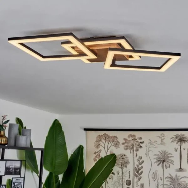 hofstein Plafonnier Walschbronn LED Écru, 1 lumière* Lampes Modernes