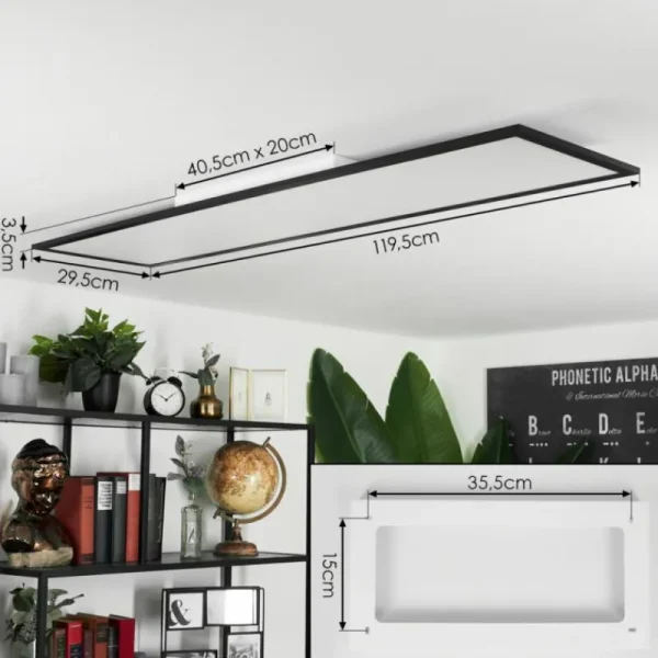 hofstein Plafonnier Wilderswil LED Blanc, 1 lumière* Lampes Modernes