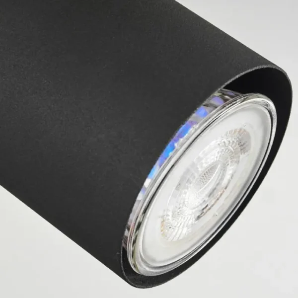 hofstein Plafonnier Zuoz Laiton, Noir, 4 lumières* Lampes Modernes
