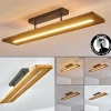 hofstein Plafonnier Adak LED Gris, 1 lumière* Lampes Modernes