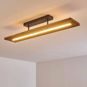 hofstein Plafonnier Adak LED Gris, 1 lumière* Lampes Modernes