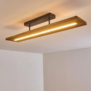 hofstein Plafonnier Adak LED Gris, 1 lumière* Lampes Modernes
