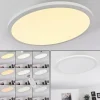hofstein Plafonnier Ailik LED Blanc, 1 lumière, Télécommandes* Lampes Modernes
