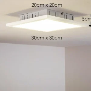 hofstein Plafonnier AILIK LED Blanc, 1 lumière* Lampes Modernes