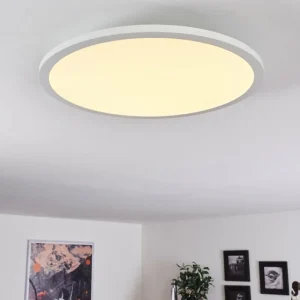 hofstein Plafonnier Ailik LED Blanc, 1 lumière, Télécommandes* Lampes Modernes