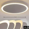 hofstein Plafonnier Aitrach LED Argenté, Blanc, 1 lumière* Lampes Modernes