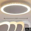 hofstein Plafonnier Aitrach LED Argenté, 1 lumière* Lampes Modernes