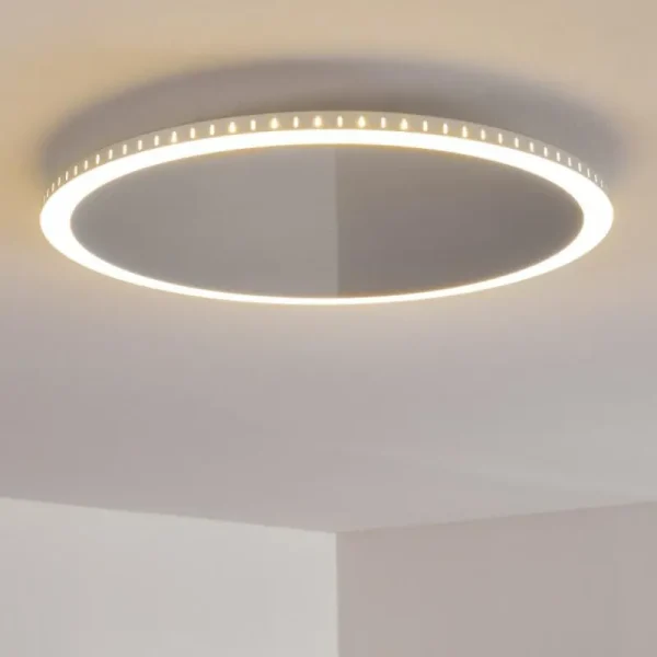 hofstein Plafonnier Aitrach LED Argenté, Blanc, 1 lumière* Lampes Modernes