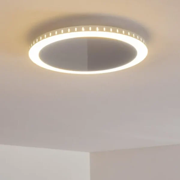 hofstein Plafonnier Aitrach LED Argenté, 1 lumière* Lampes Modernes