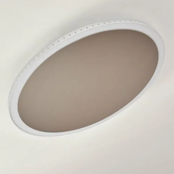 hofstein Plafonnier Aitrach LED Argenté, Blanc, 1 lumière* Lampes Modernes