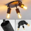 hofstein Plafonnier Ajaccio Noir, 3 lumières* Lampes Modernes