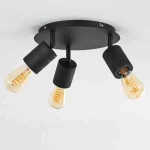 hofstein Plafonnier Ajaccio Noir, 3 lumières* Lampes Modernes