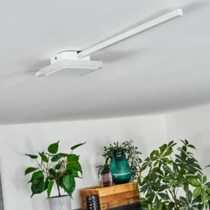 hofstein Plafonnier Amdal LED Blanc, 2 lumières* Lampes Modernes