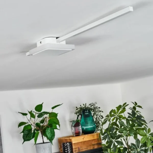 hofstein Plafonnier Amdal LED Blanc, 2 lumières* Lampes Modernes