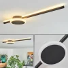 hofstein Plafonnier Amdal LED Noir, 2 lumières* Lampes Modernes