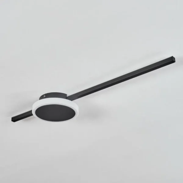 hofstein Plafonnier Amdal LED Noir, 2 lumières* Lampes Modernes