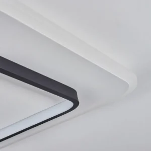 hofstein Plafonnier Andelfingen LED Blanc, 1 lumière, Télécommandes* Lampes Modernes