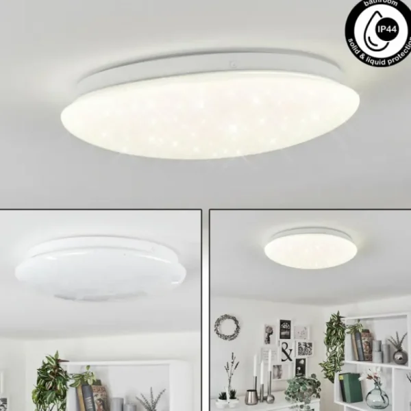 hofstein Plafonnier Antigo Blanc, 1 lumière* Lampes Modernes