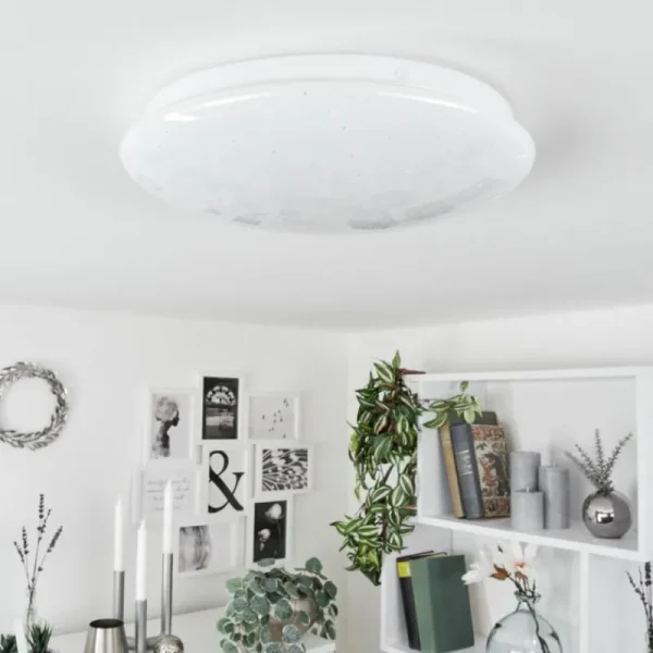 hofstein Plafonnier Antigo Blanc, 1 lumière* Lampes Modernes