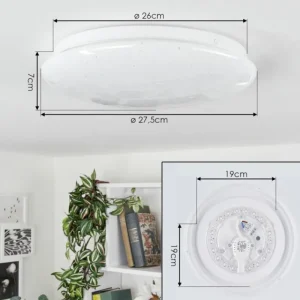 hofstein Plafonnier Antigo Blanc, 1 lumière* Lampes Modernes