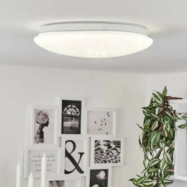 hofstein Plafonnier Antigo Blanc, 1 lumière* Lampes Modernes