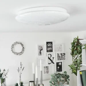 hofstein Plafonnier Antigo Blanc, 1 lumière* Lampes Modernes