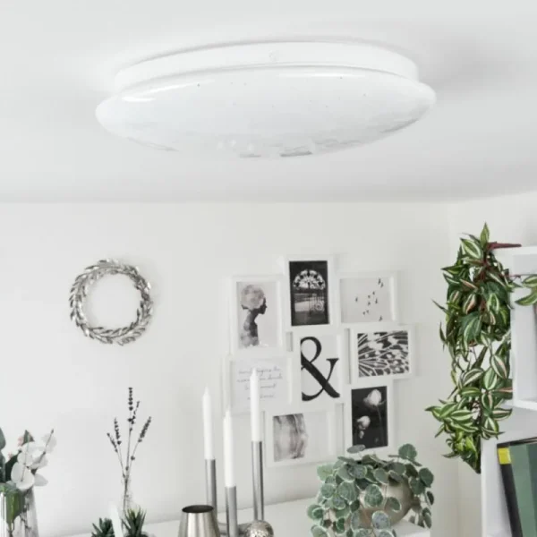 hofstein Plafonnier Antigo Blanc, 1 lumière* Lampes Modernes