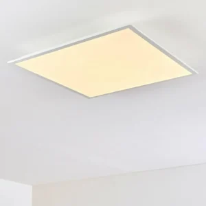hofstein Plafonnier Antria LED Blanc, 1 lumière, Télécommandes, Changeur de couleurs* Lampes Modernes