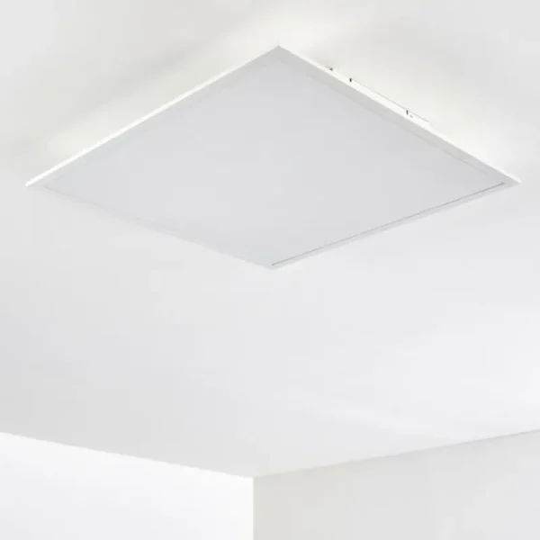 hofstein Plafonnier Antria LED Blanc, 1 lumière, Télécommandes, Changeur de couleurs* Lampes Modernes