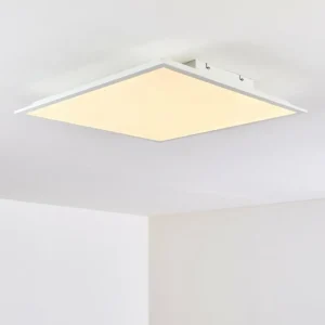 hofstein Plafonnier Antria LED Blanc, 1 lumière, Télécommandes, Changeur de couleurs* Lampes Modernes