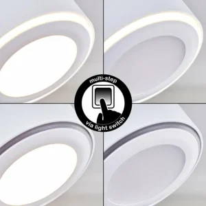 hofstein Plafonnier Appleton LED Blanc, 2 lumières* Lampes Modernes