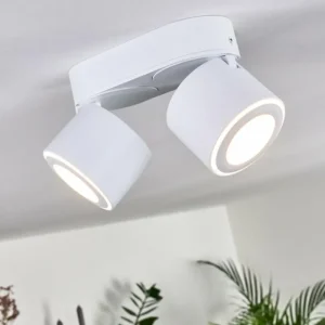 hofstein Plafonnier Appleton LED Blanc, 2 lumières* Lampes Modernes