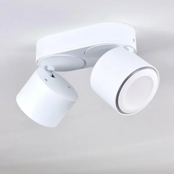 hofstein Plafonnier Appleton LED Blanc, 2 lumières* Lampes Modernes