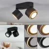 hofstein Plafonnier Appleton LED Noir, 2 lumières* Lampes Modernes