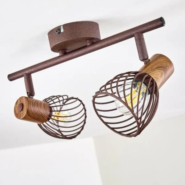 hofstein Plafonnier Arjen Rouille, 2 lumières* Lampes Modernes