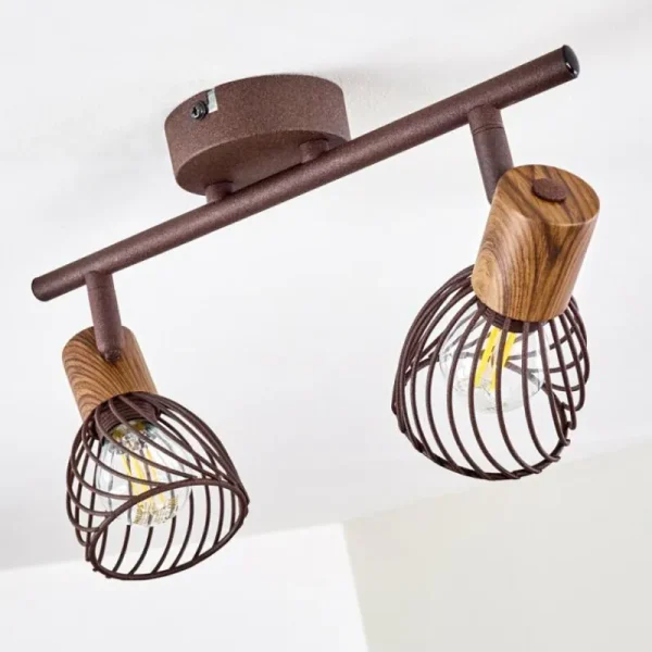 hofstein Plafonnier Arjen Rouille, 2 lumières* Lampes Modernes