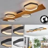 hofstein Plafonnier Arminda LED Écru, Noir, 1 lumière* Lampes Modernes