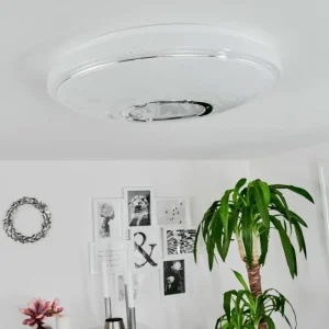 hofstein Plafonnier Auxerre LED Blanc, 1 lumière* Lampes Modernes