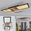 hofstein Plafonnier Avelal LED Brun, Couleur bois, Noir, 1 lumière* Lampes Modernes