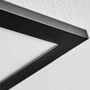 hofstein Plafonnier Avelal LED Brun, Couleur bois, Noir, 1 lumière* Lampes Modernes