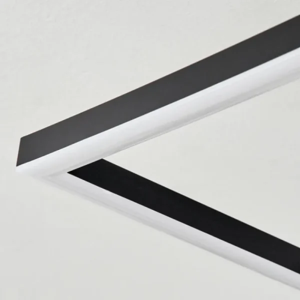hofstein Plafonnier Avelal LED Brun, Couleur bois, Noir, 1 lumière* Lampes Modernes