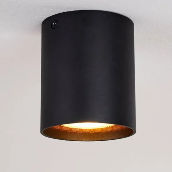 hofstein Plafonnier Awuna Noir, 1 lumière* Lampes Modernes