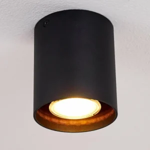 hofstein Plafonnier Awuna Noir, 1 lumière* Lampes Modernes