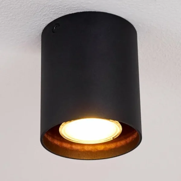 hofstein Plafonnier Awuna Noir, 1 lumière* Lampes Modernes
